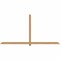 Ekena Millwork Eugene Smooth Timber Gable Bracket, Western Red Cedar, 108"W x 54"H x 3 1/2"D x 3 1/2"F, 12/12 Pitch GBW108X54X0404EUG00SWR - alternate 1